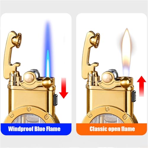 Encendedor de butano portátil recargable con ventana de aire 4