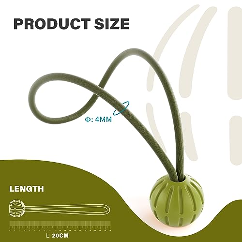 Abma Cord Bungee Cords with Balls 40Pcs x 20cm Bungee Ties with Ball Heavy Duty Tarpaulin Ball Bungee for Tarpaulin Tent - Image 2
