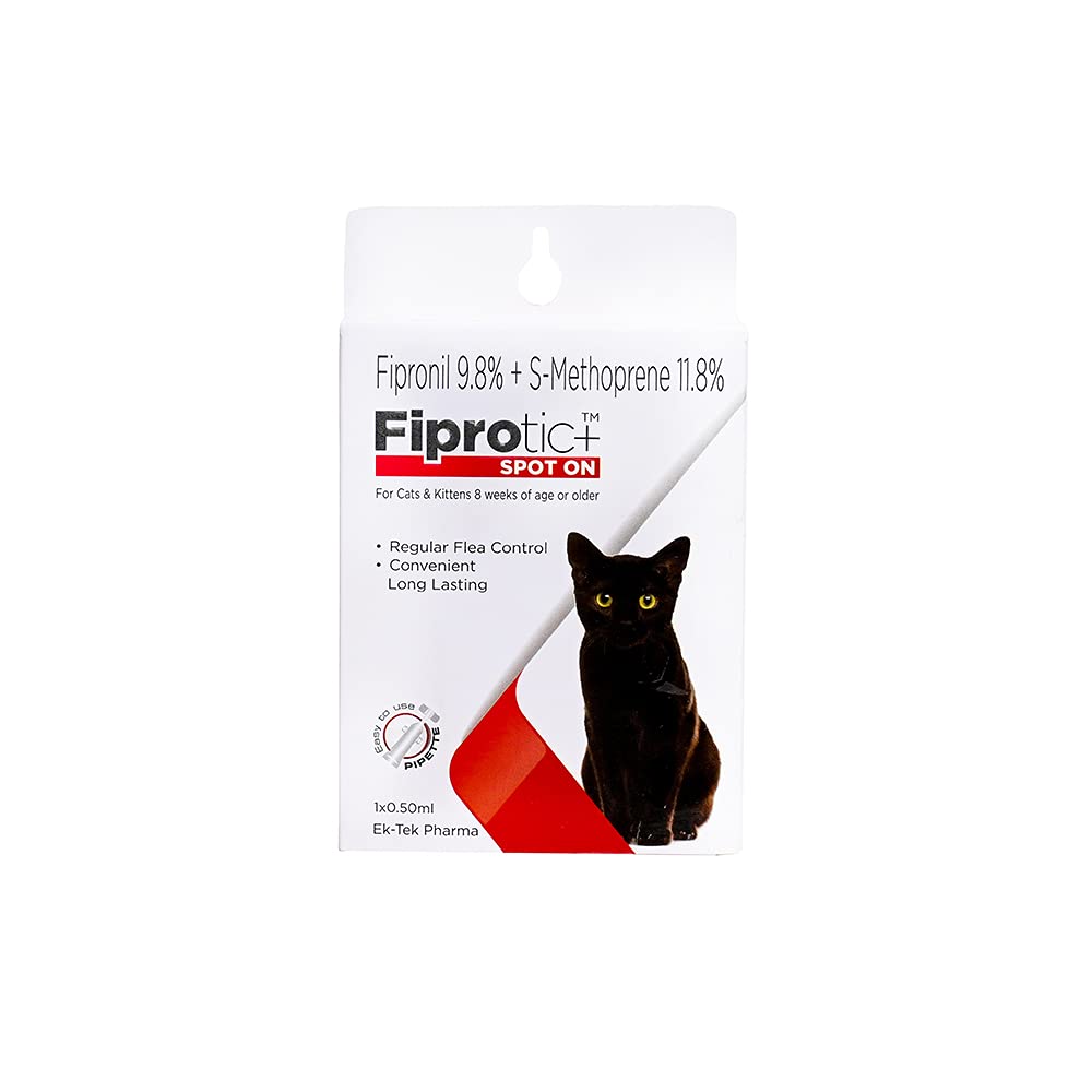 Fiprotic+ Spot On 0.50Ml for Cats, Multicolor (EK-TEK-PC-008)