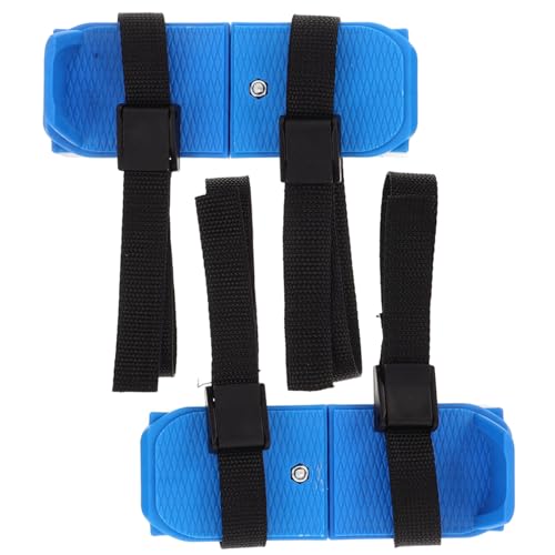 SUPVOX Kids Ice Skates with Straps Double Runner Skates for Toddlers Ice and Roller Skating Assistants