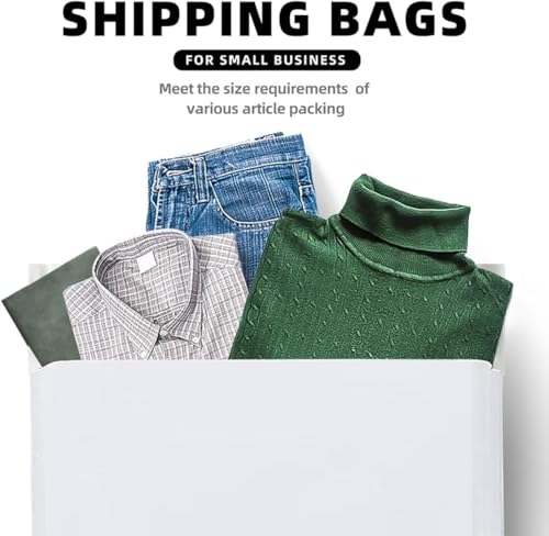 Image of POLYSELLS 5 pcs 24x36 Inches Black Poly Mailers Shipping Envelopes, Strong Adhesive Sealing, Waterproof, and Tear-resistant Postal Mailing Bags for Clothing and Accessories