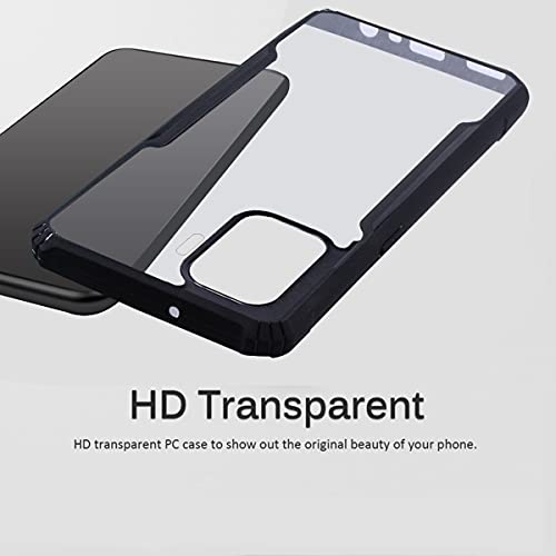 Image of Jkobi Hard PC Crystal Bumper Shockproof Back Cover Case for Reno5 F | Reno 5F with Camera Protection (Matte Black)