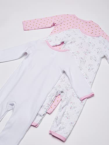 Image of Hudson Baby Baby Cotton Union Suit, 3 Pack