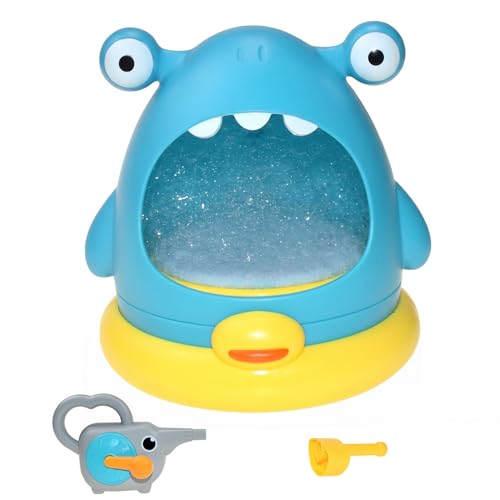 Máquina de burbujas para bañera y juguetes de baño infantiles con ventosas potentes