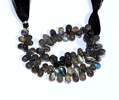 Labradorite briolette sans défaut pour remplacer vos pierres ternes en joaillerie