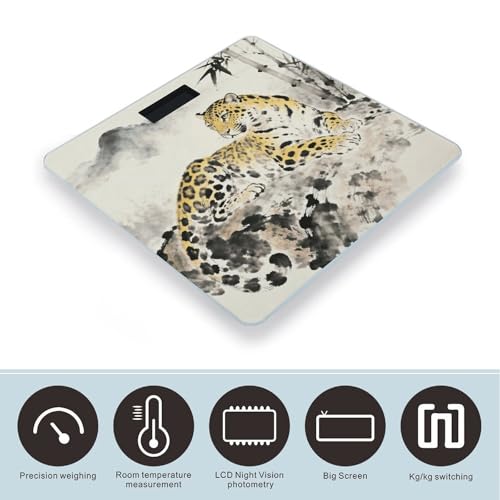 Báscula digital para baño BTCOWZRV, capacidad 180 kg miniatura 3