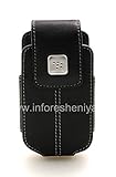  BlackBerry - Funda de cuero para BlackBerry 8220, color negro