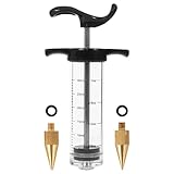 Peachtree Woodworking Supply High Pressure Glue Injector with Two Brass Tips Ideal for Veneering, Lutherie, Furniture Repair, Arts, Crafts and Hobby Gluing Applications