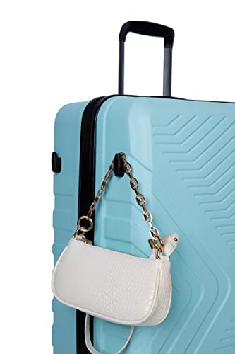 Secure Travel with Lightweight ABS Luggage Set, Spinner Wheels, and TSA Lock, 3-Piece (20/24/28) Green3