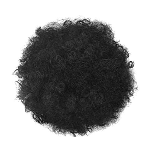 Coiffure ToolPonytail postiche Afro Puff Noir Kinky Curly Chignon synthétiques Postiches pour les femmes Cover