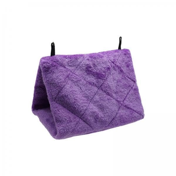 2xParrot Bird Bed Winter Warm Bird Nest House for Parakeet Lovebird Cockatiel Violet M-image-43