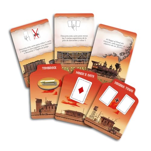 Asmodee Eedvba09 Jeu De Société Bang! El Gran Asalto Al Tren 40 Min Jeu De Cartes Jeu De Rôles - vue 4