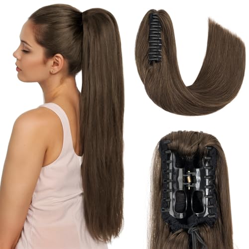 Hairro Ponytail Hair Extensions Claw Clip In Ponytails Jaw On