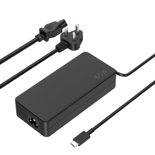 Image of 65W 45W USB C Lenovo Original ThinkPad Laptop Charger for T14 T15 T16 gen 1 gen 2 X1 Yoga L13 7i C740 Computer AC Power Adapter for ThinkPad T480 T490 P52s Chromebook 2nd Gen(with Power Cable)