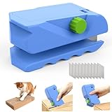 Cardboard Cutter for Cat Scratchers with 10pcs Blade, 4-in-1 Box Cutter 3D Printed Cardboard Strip Cutter DIY cat scratchers Cutter Tool for Cat Lovers