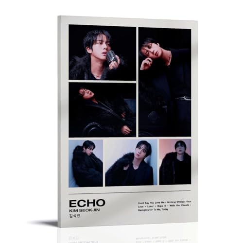 HIMGZXGWQ Bangtan Boys Kim Seokjin Póster Pintura Decorativa Lienzo Arte de Pared Salón Póster Dormitorio Pintura, Arte de Pared Impresión de Imagen Moderna Decoración de Habitación Familiar 08 x 12