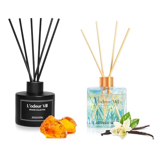 L'odeur Vill Reed Diffuser Set 100ml Amber y Vainilla miniatura 1