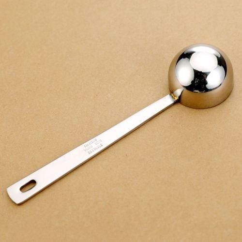 Cuillère Doseuse En Inox Avec Graduation - Long Manche - Pour Café, Farine, épices - 20 Ml - 2