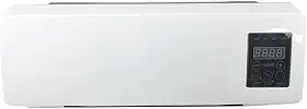 Baoblaze Aquecedor de parede, ventilador de aquecimento de inverno, silencioso, tela LCD 2H-8H, temporizador, temperatura ajustável, mesa, montagem na parede