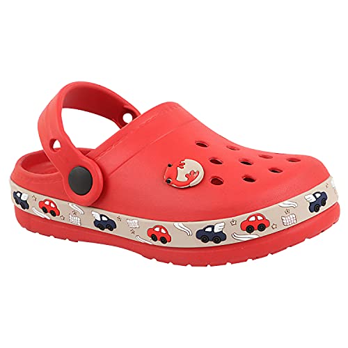 Neoz Unisex Red Clog-8 Kids UK (CARZ) (B09832CKV7) Amazon Price History, Amazon Price Tracker