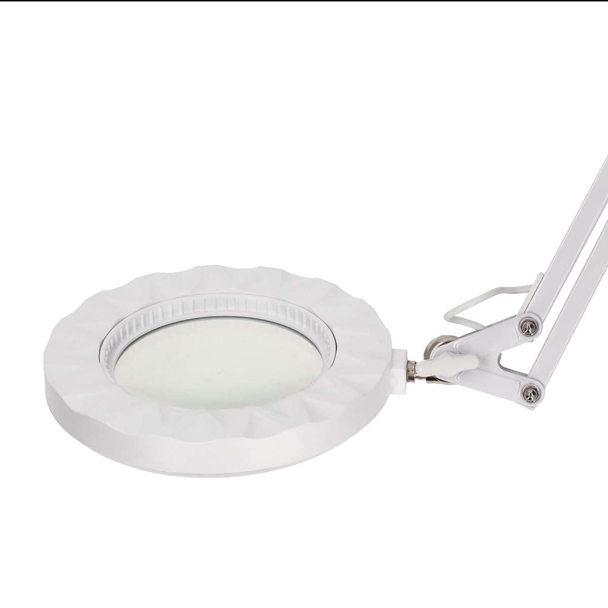 Lampe loupe - Épaisseur de la lentille : 3 dioptries - 6500 K - 6 W - 700 LM - Blanc