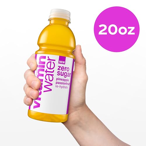 Image of vitaminwater Zero Sugar Pineapple Passionfruit Re-hydrate Nutrient Enhanced Water Bev. 20 oz. 12 pack