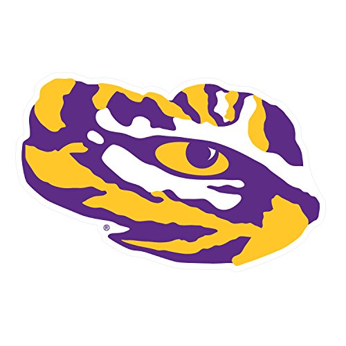 Craftique LSU Decal (LSU Tiger Eye Decal (3",4",6",12"), 3")