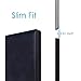 CaseBot Leather Case for Kindle Oasis (10th and 9th Gen, 2019 and 2017 Release) - Slim Fit Protective Cover, Navy