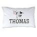 Pattern Pop Personalized Toddler Size Cow Pillowcase with Pillow Included