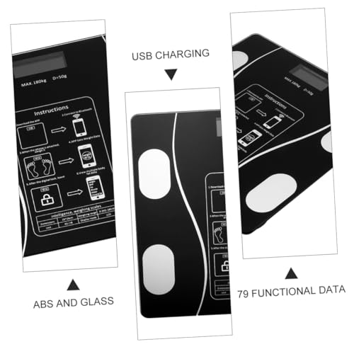 Impédancemètre connecté rechargeable USB pèse-personne graisse corporelle