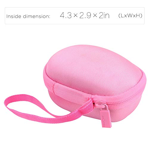 Image of co2crea Hard Travel Case for Logitech MX Anywhere 2 3 Gen 2S Wireless Mobile Mouse (Pink Case)