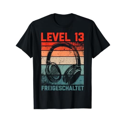 Flaschendrehen: 60 lustige Aufgaben und Mutproben 7 13. Geburtstag Jungen Video Gamer Level 13 Unlocked Jungs T-Shirt