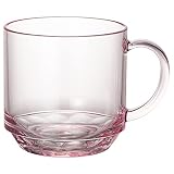 プラキラ 割れない マグ カップ グラス 電子レンジ 食洗機 対応 270ml 子ども にも 日本製 アウトドア 子ども ホームパーティ かわいい おしゃれ ピンク うがいコップ 歯ブラシコップ ジュース コーヒー プラスチック 耐熱温度 100度 クリスタルマグ 透明 持ち手付き 子供用 中サイズ mug cup BPAフリー プレゼント PM101_270 IJ Plakira 石川樹脂工業