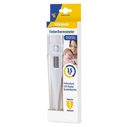 Lifemed Fieber-Thermometer-Mischdisplay (4 Sets: 24 x Fieberthermometer digital weiß + 24 x Fieberthermometer digital "flex" grün-weiß)