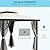 Outsunny 10' x 10' Patio Gazebo with Privacy Curtains, Mesh Netting, Double Roof Outdoor Canopy Shelter, Aluminum Frame Outdoor Gazebo, Cream White