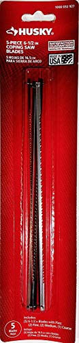 6-1/2" Coping Saw Blade, Assortment (5-Pack)
