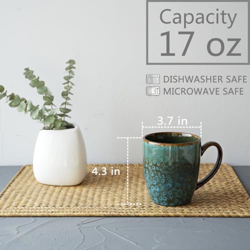 Set de 4 Mugs de Cerámica Bosmarlin 17 Oz miniatura 2