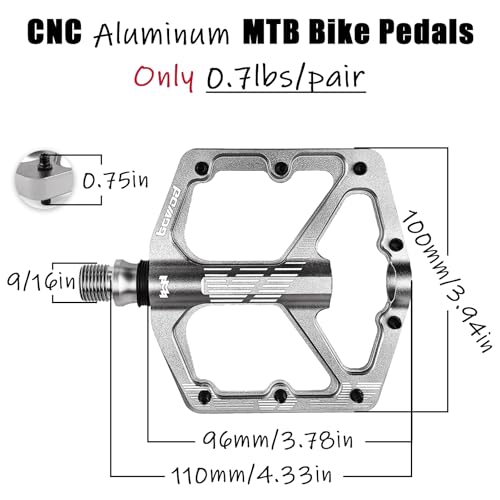 Bowod ALNC-1080 Bicycle Pedals Mountain Bike Pedals Lightweight thumb #3