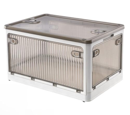 Hinniuy ���[�{�b�N�X ���[�P�[�X ���� �W�t�� ���t�� �܂肽���� �ςݏd�� �S����������o���� �L���X�^�[�t�� ��e�� �ȃX�y�[�X �R���e�i �ߗ� �z�c ���� ���� ���[�� �h�o �h�� �h�J�r ���� ���p�r (40*28.5*24cm,�z���C�g