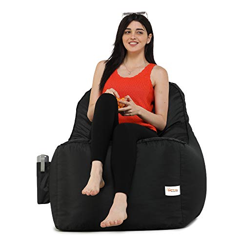 SATTVA All Weather Water Resistant Lounger Bean Bag for Adults - Big Bean Bag Covers Only (No...