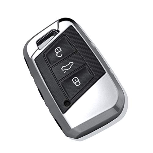 ontto Autosleutel Hoes Cover voor VW Magotan Passat B8 CC Tiguan MK2 Jetta Skoda Superb A7 Kodiaq Sleutelhoes… - Afbeelding 5