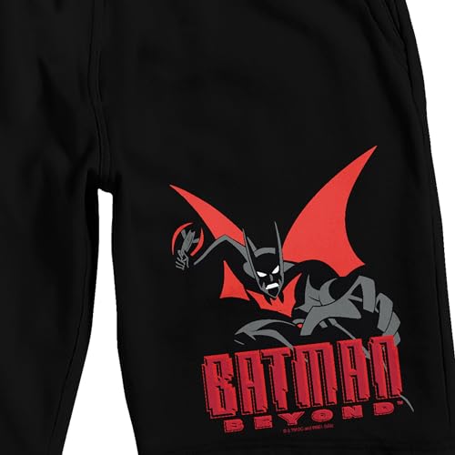 Bioworld Batman Beyond Batman Logo Men's Black Sleep Pajama Shorts2