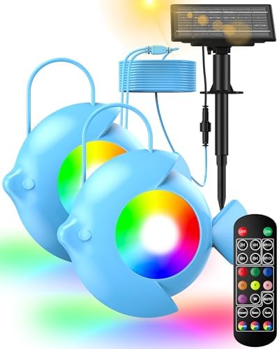 Kissmii Lot De 4 Lampes Solaires Pour Bord De Piscine Intégrées, Décorations De Piscine étanches Sans Fil Pour Piscines Hors-sol