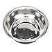 Greendale - 4 Pack - Large (6.75 Cups) - Stainless Steel Metal Dog Bowls - Perfect for Dog Food or Water. Ideal for Use on Floor or for Elevated Stands. Wrong Size? Click to Look at Our Size Options