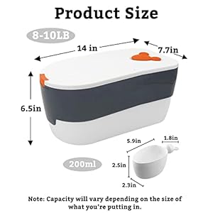  BNOSDM-Airtight-Cat-Food-Storage-Container-for-Pet-Dog-Foods-Storage-Bins-with-Scooper-Translucent-Plastic-Pets-Dogs-Cats-Birds-Dry-Feed-Dispenser-Kitchen-Rice-Cereal-Flour-8lb