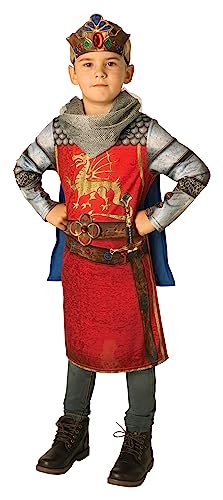 Rubie's- Rubino Merlin Costume Ufficiale King Artù, Settimana del Libro, per Bambini dai 9 ai 10 Anni Ragazzi, Multicolore, 9-10, 640060