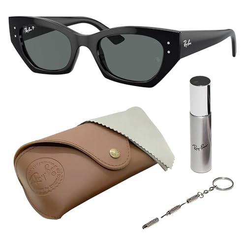 Ray-Ban RB4430 ZENA BIO-BASED Square-Round Shaped Sunglasses for Men & Women with Official RAYBAN Eyewear Kit