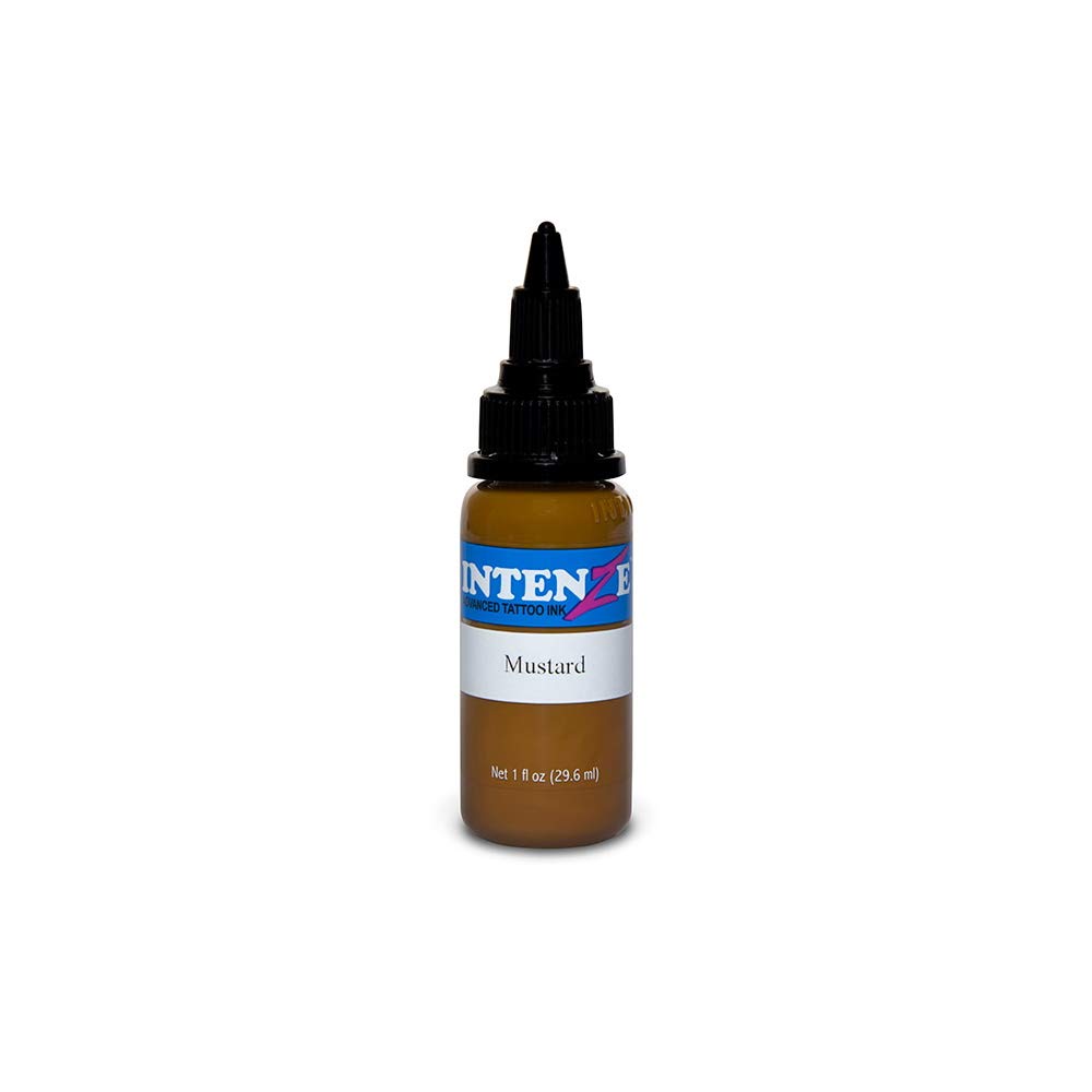 Intenze Tattoo Ink - Mustard - 1oz Bottle