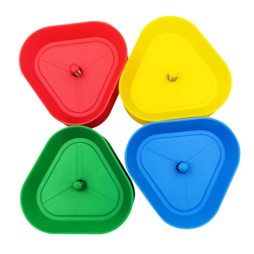 CIYODO 4pcs Triangle Poker Card Rack Holder Tray for Small Hands Spring-Action Design Easy to Use