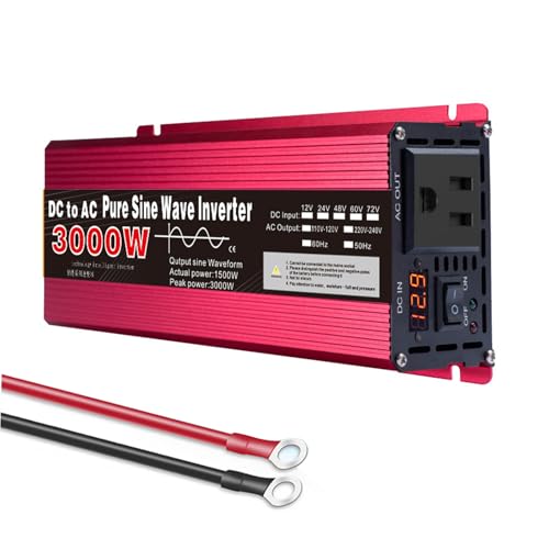 3000W gp[Co[^[ 12V/24V/48V/60V DCAC 110V/220V ԗpp[Co[^[ jo[TAC\Pbg1t ԁLvp,48v to 220v